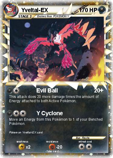 Pokemon Yveltal-EX