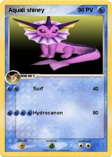 Pokemon Aquali shiney