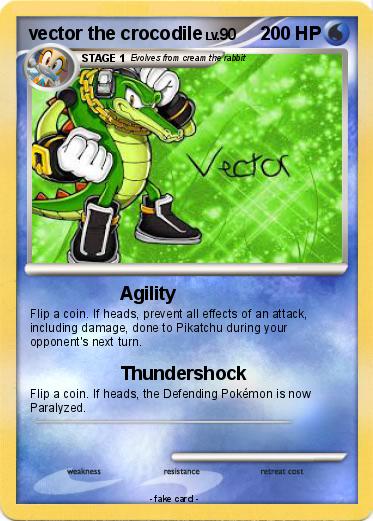 Pokemon vector the crocodile
