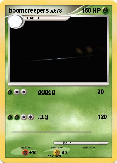 Pokemon boomcreepers