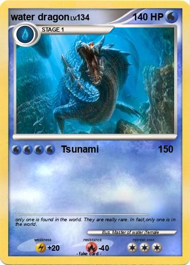 Pokemon water dragon