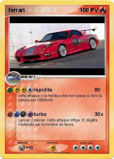Pokemon ferrari