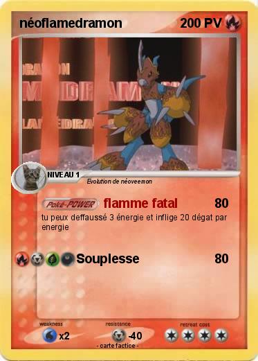 Pokemon néoflamedramon