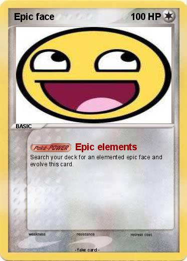 Pokemon Epic face