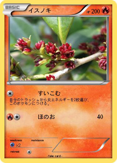 Pokemon イスノキ