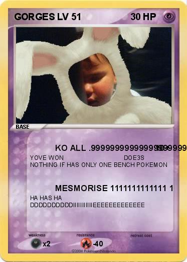 Pokemon GORGES LV 51