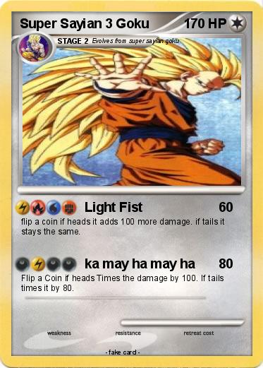 Pokemon Super Sayian 3 Goku