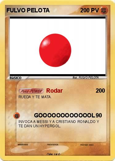 Pokemon FULVO PELOTA