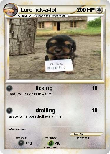 Pokemon Lord lick-a-lot