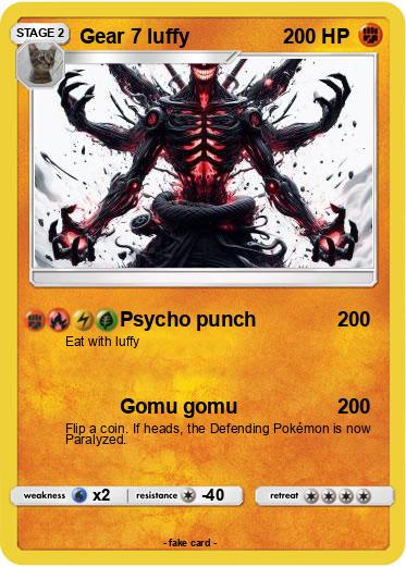 Pokemon Gear 7 luffy