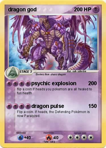 Pokemon dragon god