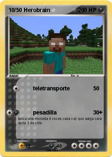 Pokemon 10/50 Herobrain