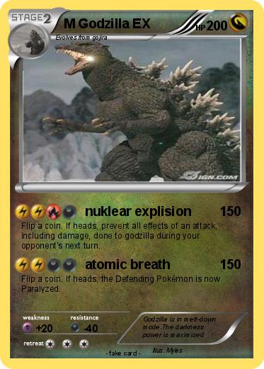 Pokemon M Godzilla EX