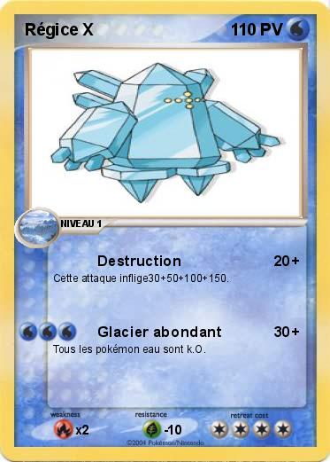 Pokemon Régice X