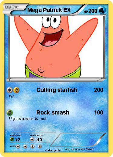 Pokemon Mega Patrick EX