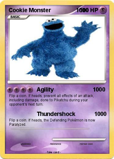 Pokemon Cookie Monster                1000