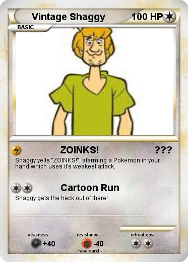 Pokemon Vintage Shaggy