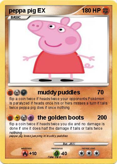 Pokemon peppa pig EX