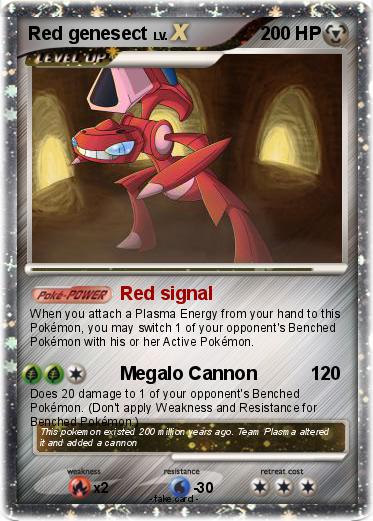 Pokemon Red genesect