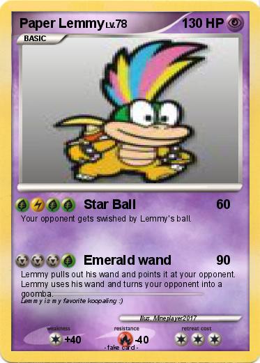 Pokemon Paper Lemmy