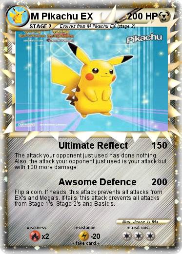 Pokemon M Pikachu EX