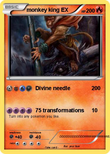 Pokemon monkey king EX