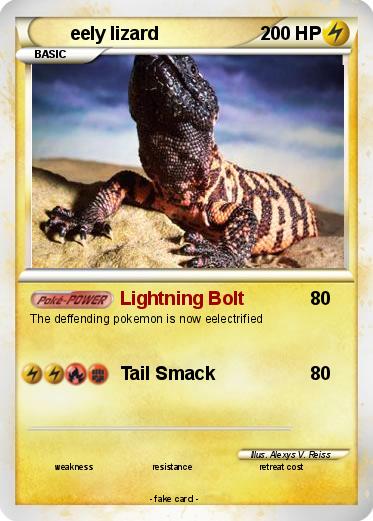 Pokemon eely lizard