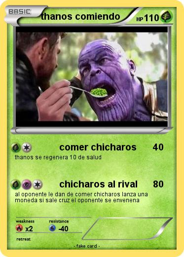 Pokemon thanos comiendo