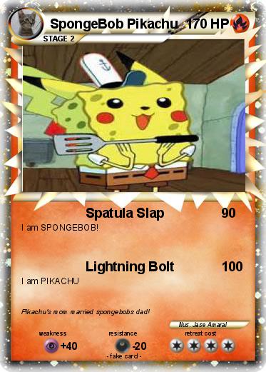 Pokemon SpongeBob Pikachu