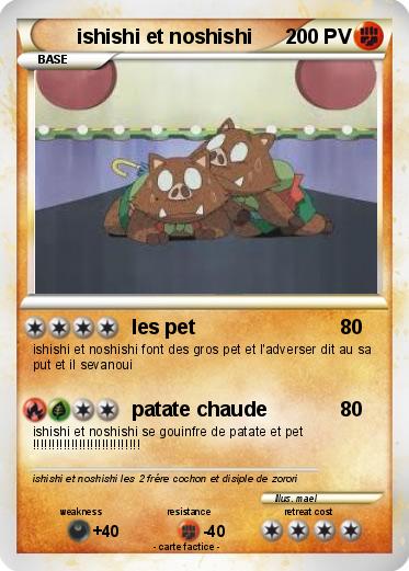 Pokemon ishishi et noshishi