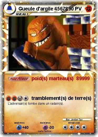 Pokemon Gueule d'argile 45678