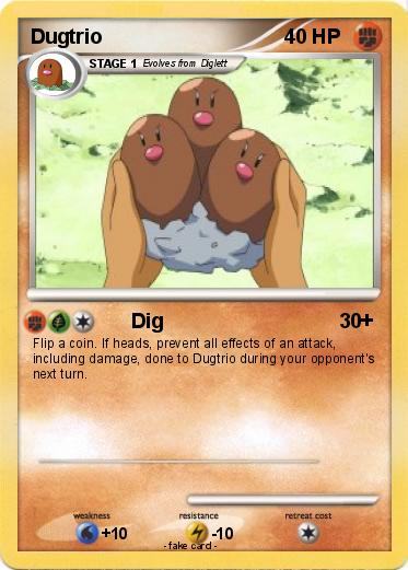 Pokemon Dugtrio