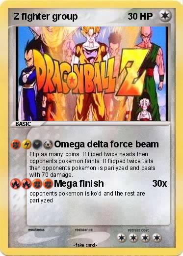 Pokemon Z fighter group
