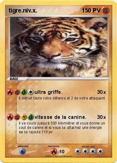 Pokemon tigre.niv.x.