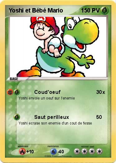 Pokemon Yoshi et Bébé Mario