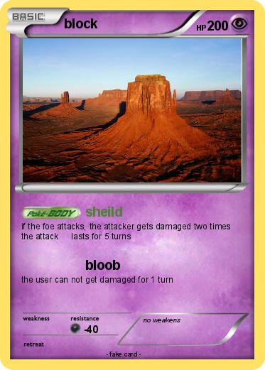 Pokemon block