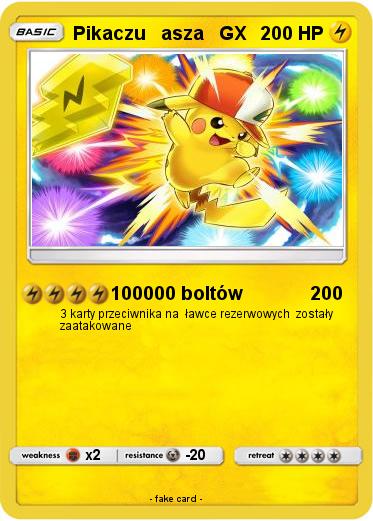 Pokemon Pikaczu   asza   GX