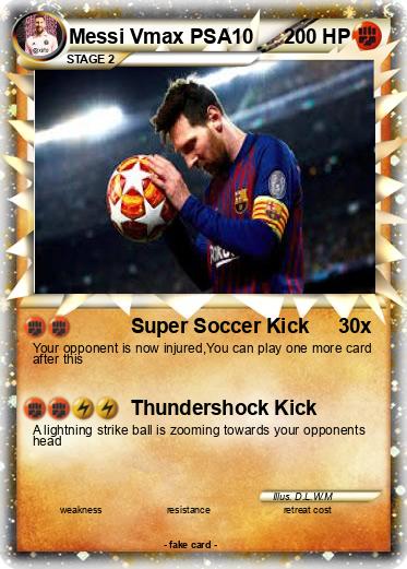 Pokemon Messi Vmax PSA10