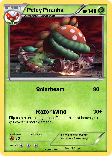Pokemon Petey Piranha