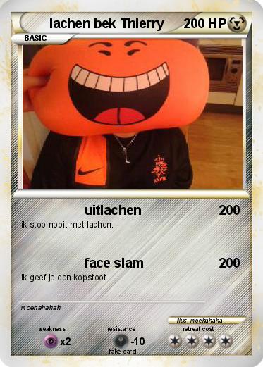 Pokemon lachen bek Thierry