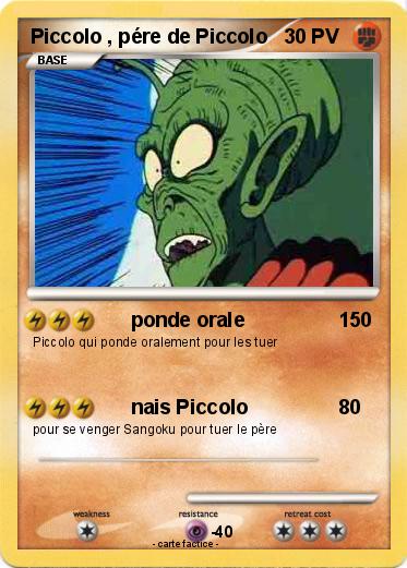 Pokemon Piccolo , pére de Piccolo