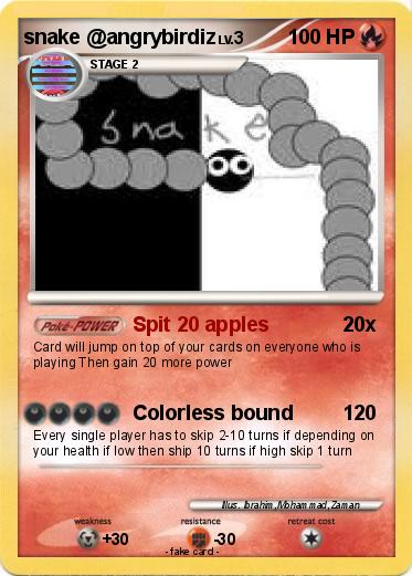 Pokemon snake @angrybirdiz