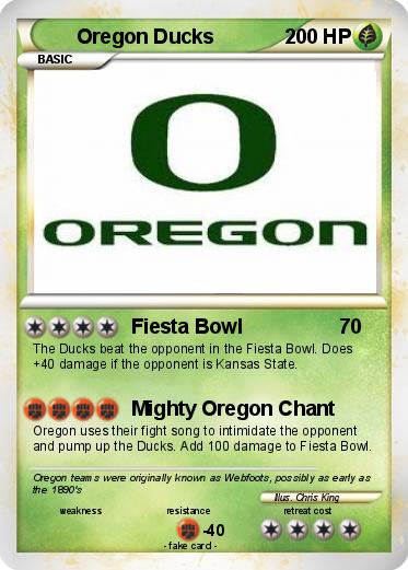 Pokemon Oregon Ducks
