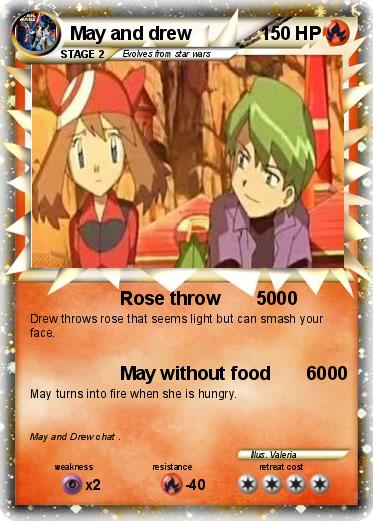 Pokemon May and drew