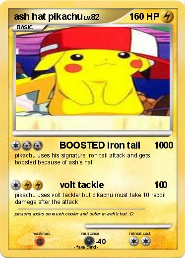 Pokemon ash hat pikachu