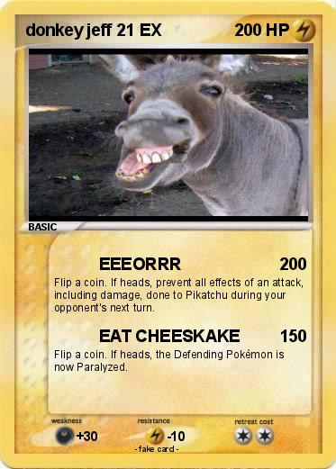 Pokemon donkey jeff 21 EX