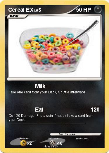 Pokemon Cereal EX