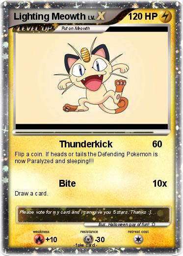 Pokemon Lighting Meowth