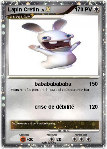 Pokemon Lapin Crétin