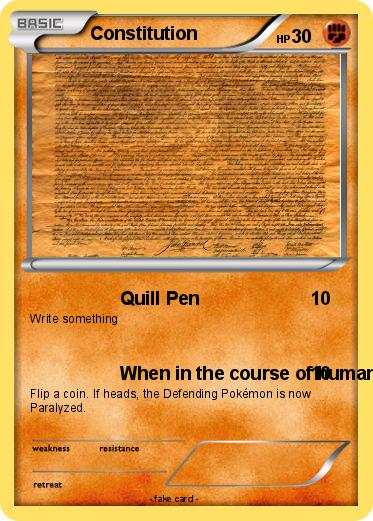 Pokemon Constitution